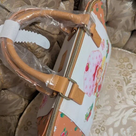 Loungefly Strawberry Shortcake Artwork Satchel - Picture 8 of 10